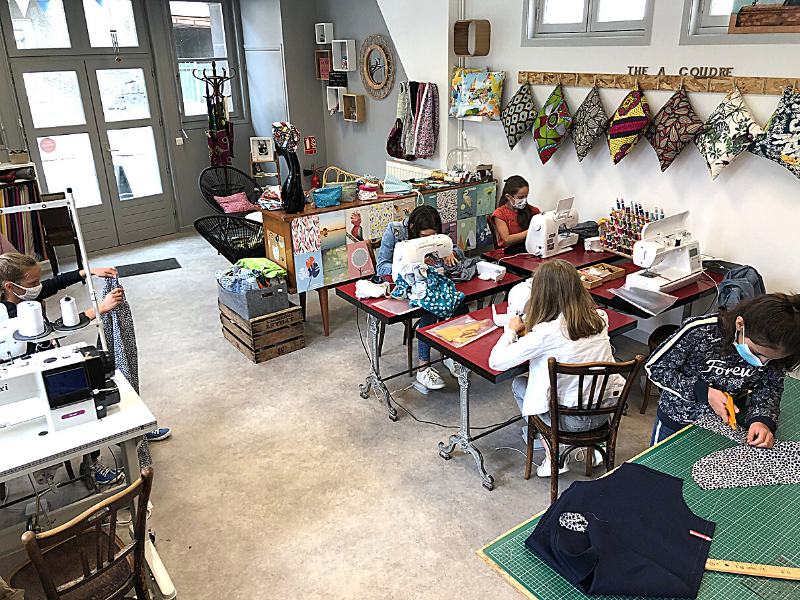 Atelier couture enfants - Chaufferettes mains - Au Café Couture Rouen